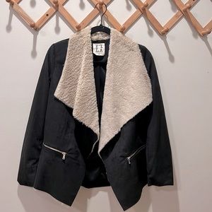 Fur & Suede Like Jacket